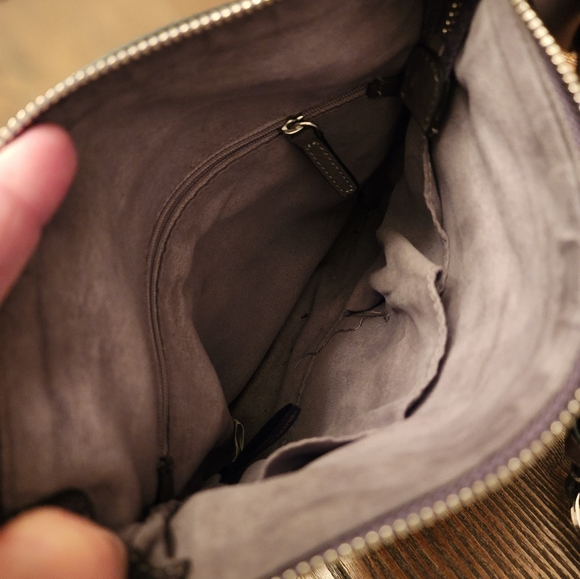 🔥 Vince Camuto Slate Grey Leather CrossBody Bag - Picture 7 of 10